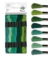 Pasmanteria - Titanum Mulina tonacja 8 kolorów, 8 mm zielona - miniaturka - grafika 1