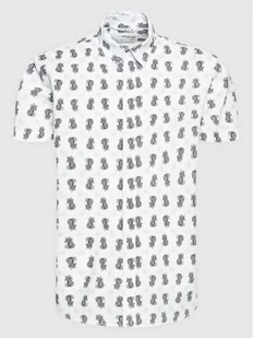 Selected Homme Koszula New 16079053 Biały Regular Fit - Koszule męskie - miniaturka - grafika 1