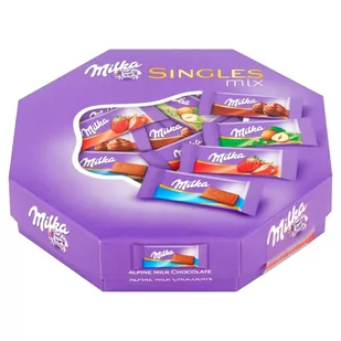 Milka Singles Mix Mieszanka czekoladek mlecznych 138 g - Inne słodycze - miniaturka - grafika 1