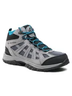 Buty trekkingowe męskie - Columbia Trekkingi Redmond III Mid Waterproof BM0168 Szary - miniaturka - grafika 1