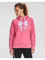Kurtki i kamizelki sportowe damskie - Damska bluza treningowa UNDER ARMOUR Rival Fleece Logo Hoodie - miniaturka - grafika 1