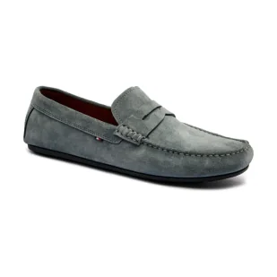 Tommy Hilfiger Skórzane mokasyny - Mokasyny męskie - miniaturka - grafika 1