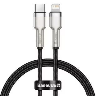 Kabel USB-C do Lightning Baseus Cafule, PD, 20W, 0,25m (czarny) - Kable USB - miniaturka - grafika 1