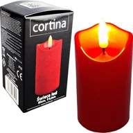 Świeczniki - ŚWIECZKA WKŁAD DO ZNICZA EFEKT PŁOMIENIA świeczka 9,5 cm - miniaturka - grafika 1