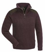 Pinewood Pinewood Hurricane damski sweter fioletowy Dark Burgundy Melange X-L 9349-563