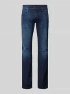 Spodnie męskie - Jeansy o kroju slim fit z 5 kieszeniami model ‘ANBASS’ - miniaturka - grafika 1