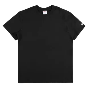 Koszulka tenisowa WILSON TEAM GRAPHIC TEE BLACK - Koszulki sportowe męskie - miniaturka - grafika 1