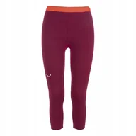 Pozostała odzież narciarska - SALEWA LEGGINSY CRISTALLO WARM 3/4 00-0000028210_6360 r S - miniaturka - grafika 1