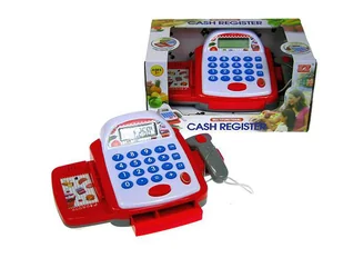 HIPO Kasa 23cm św/dźw z pieniędzmi HIPO - Zabawy w naśladowanie dorosłych - miniaturka - grafika 1