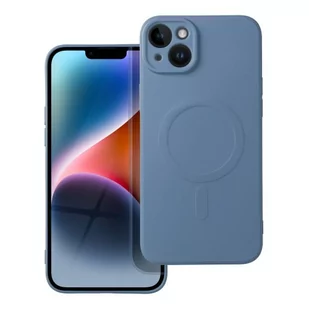 OEM Futerał Silicone mag cover do iphone 14 plus niebieski - Etui i futerały do telefonów - miniaturka - grafika 1