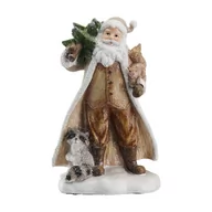 Ozdoby bożonarodzeniowe - Mikołaj z choinką Figurka świąteczna 26 cm GIVRE VILLA ITALIA - miniaturka - grafika 1