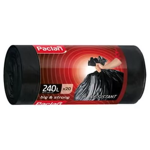 Paclan WORKI NA ŚMIECI BIG&STRONG 240L 20SZT. (134760) - Worki na śmieci - miniaturka - grafika 1