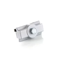 Akcesoria do oświetlenia - IVELA Ivela Adapter mechaniczny szyna 3-fazowa, srebrna - miniaturka - grafika 1