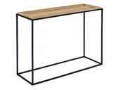 Konsole i sekretarzyki - Konsolka Do Salonu Merida C 110X38 Dąb/Czarny - miniaturka - grafika 1