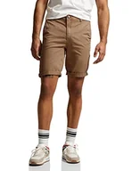 Spodenki damskie - Street One MEN Męskie szorty bawełniane, Cappuccino beżowy, 29W - miniaturka - grafika 1