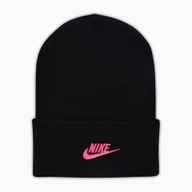 Czapki damskie - Czapka zimowa Nike Peak Futura Beanie black/pinksicle WYSYŁKA W 24H 30 DNI NA ZWROT - miniaturka - grafika 1