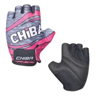 Rękawiczki rowerowe - Rękawiczki rowerowe Chiba Kids różowe rozm. L - miniaturka - grafika 1