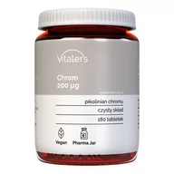 Witaminy i minerały - Vitaler's, Chromium (Chrom) 200 µg, 180 tab. - miniaturka - grafika 1