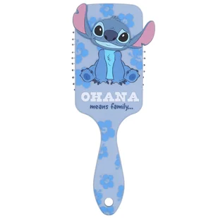 Disney Stitch Niebieska Szczotka Do Włosów, Płaska, Mała, Plastikowa - Szczotki do włosów dla dzieci - miniaturka - grafika 1