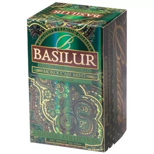 Herbata zielona BASILUR Moroccan Mint 70419, kopertowana, 20x1,5 g - Herbata - miniaturka - grafika 1