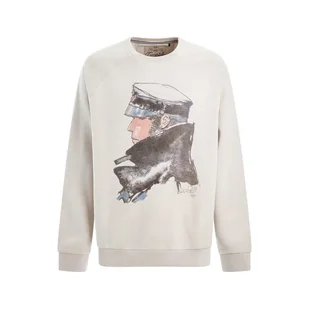 Męska Bluza GUESS CORTO CN SWEATSHIRT M3RQ24KBLZ0-G9L9 – Szary - Bluzy męskie - miniaturka - grafika 1