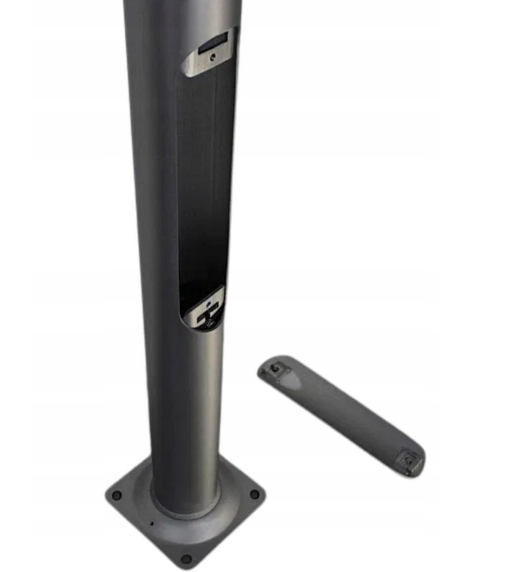 Słup aluminiowy SAL-80K anodowany INOX