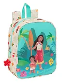 Plecaki szkolne i tornistry - Safta VAIANA Plecak dziecięcy, plecak dziecięcy, plecak szkolny, przystosowany do samochodu, idealny do przedszkola, wygodny i wszechstronny, jakość i wytrzymałość, 22 x 10 x 27 cm, beżowy/niebieski, - miniaturka - grafika 1