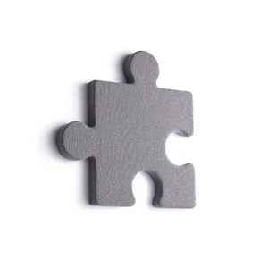Panel akustyczny POLY, puzzel, 700x700x50 mm, ścienny, fioletowy - Płyty i maty izolacyjne - miniaturka - grafika 1
