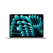 Laptopy - Apple MacBook Air 13" M3 8-core CPU + 10-core GPU / 8GB RAM / 512GB SSD / Klawiatura US / Srebrny (Silver)  MRXR3ZE/A/US - miniaturka - grafika 1