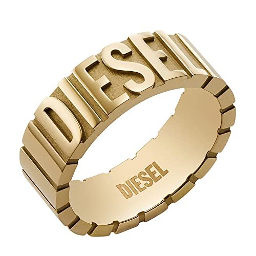 Diesel Złoty Pierścionek Ze Stali Szlachetnej Dla Mężczyzn