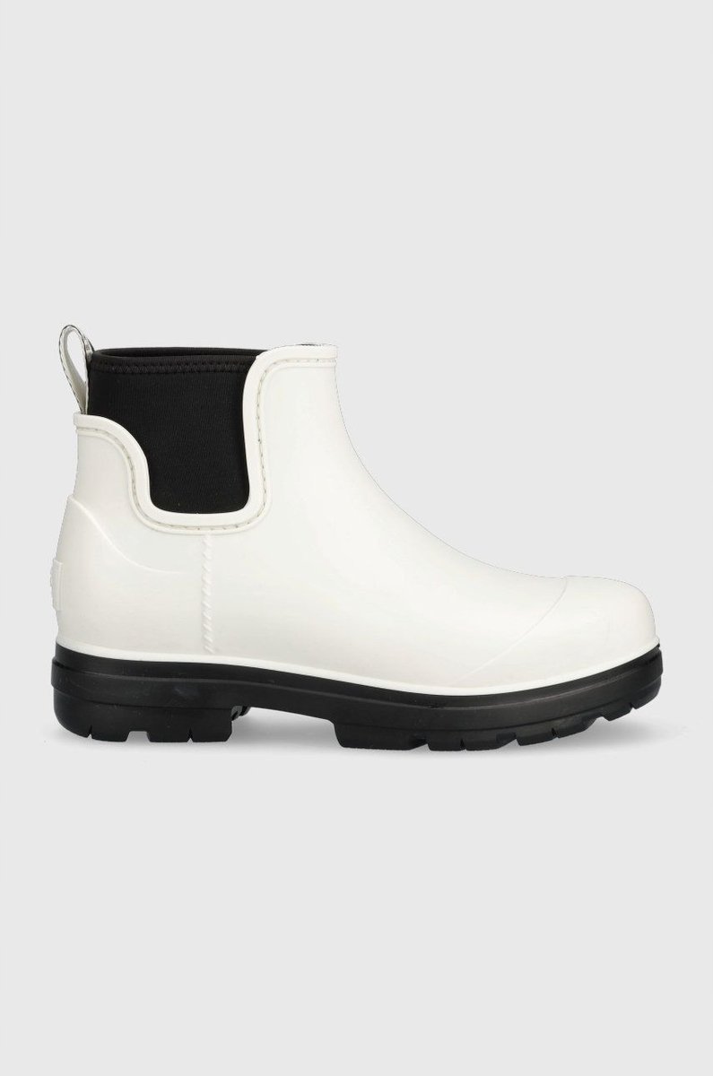 UGG DAMSKIE KALOSZE WSUWANE BIAŁE GŁADKIE 38 1JLB