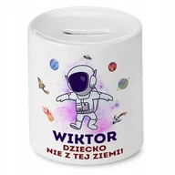 Skarbonki - Skarbonka 330 ml Dla Wiktora Syna Dziecka Prezent z Nadrukiem ze Zdjęciem - miniaturka - grafika 1