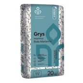 Pozostałe ozdoby ogrodowe - Sobex Grys marmur Biała Marianna 20 kg (8-16) - miniaturka - grafika 1