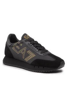 EA7 Emporio Armani Sneakersy X8X101 XK257 M701 Czarny - Sneakersy męskie - miniaturka - grafika 1