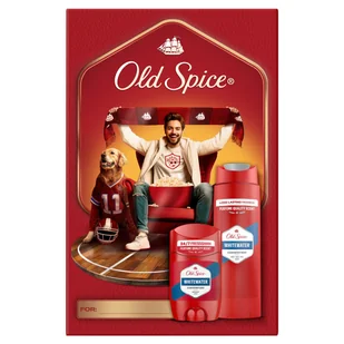 Old Spice zestaw Base Sportfan: Deo stick 50 ml + Żel pod prysznic 250 ml - Zestawy kosmetyków męskich - miniaturka - grafika 1