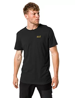 Koszulki męskie - Jack Wolfskin Essential t-shirt męski, czarny, m 1805781 - grafika 1