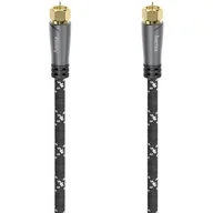 Kable - Hama Kabel antenowy Premium 120 dB 1.5 m Czarny > PIĄTY PRODUKT 99% - miniaturka - grafika 1