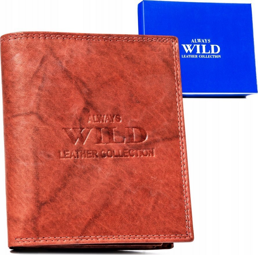 Always Wild Duży, skórzany portfel męski - Always Wild NoSize