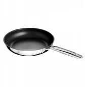 Patelnie - CZARNA PATELNIA TRADYCYJNA DO SMAŻENIA STRUKTURA UNIVERSUS ŚR. 28CM - miniaturka - grafika 1
