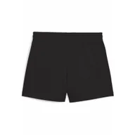 Odzież sportowa dziecięca - Młodzieżowe szorty Essentials Script PUMA Black - miniaturka - grafika 1