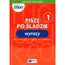 Wydawnictwo Szkolne PWN Pewny start Uczymy się pisać Piszę po śladzie 1 Wyrazy - Edukacja przedszkolna - miniaturka - grafika 1