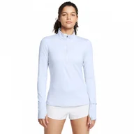 Bluzy damskie - Damska bluza do biegania nierozpinana bez kaptura Under Armour UA Launch Pro Half Zip - niebieska - miniaturka - grafika 1