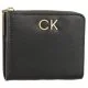 Portfele - Portfel Re-Lock Za Wallet Sm Black K60K611097 BAX (CK333-a) Calvin Klein - miniaturka - grafika 1