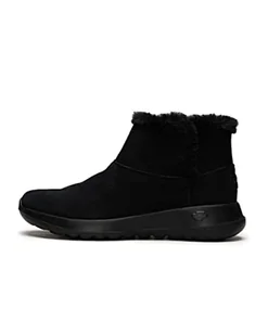 Skechers Damskie botki On-the-go Joy – Bundle Up klasyczne, czarny zamsz, 41 EU - Botki damskie - miniaturka - grafika 1