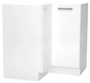 Biała narożna szafka kuchenna B6-D57 - Szafki kuchenne - miniaturka - grafika 1