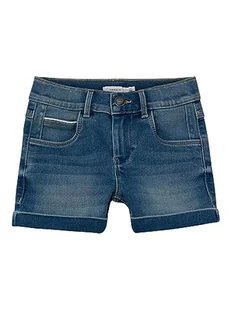 NAME IT Dziewczęce szorty jeansowe Slim Fit - Spodenki damskie - miniaturka - grafika 1