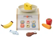 Zabawy w naśladowanie dorosłych - Lupilu Zestaw drewnianych akcesoriów do sklepu do zabawy Waga - miniaturka - grafika 1