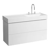 Umywalki - Laufen Kartell Umywalka wisząca lub meblowa 120x46 cm lewa biała H8133330001121 - odbiór osobisty: Kraków, Warszawa - miniaturka - grafika 1
