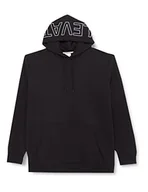 Bluzy męskie - s.Oliver Big Size Bluza męska z długim rękawem, czarna, 3XL, czarny, 3XL - miniaturka - grafika 1