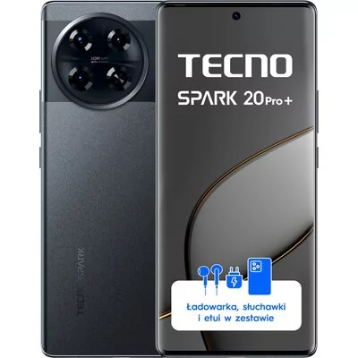 TECNO SPARK 20 Pro+ 8/256GB Czarny
